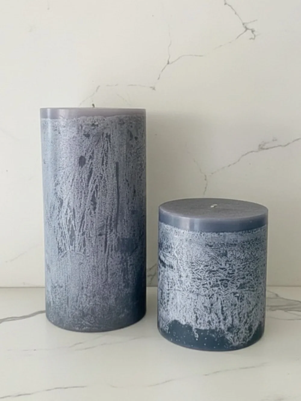 Set/3 Pottery Barn Blackberry Yuzu Scented Pillar Candles